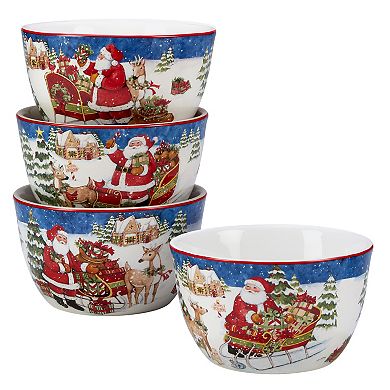 Certified International Santa's Workshop 16-pc. Dinnerware Set