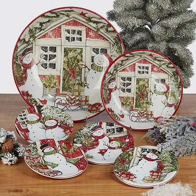 Certified International Santa's Workshop 16-pc. Dinnerware Set