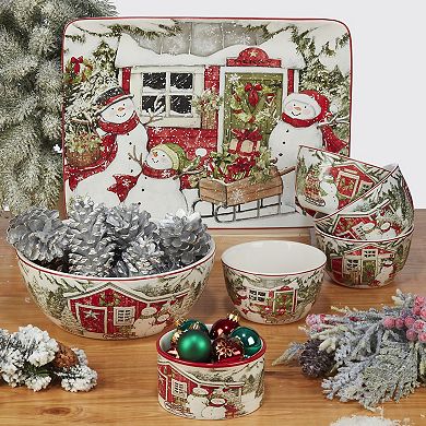 Certified International Santa's Workshop 16-pc. Dinnerware Set