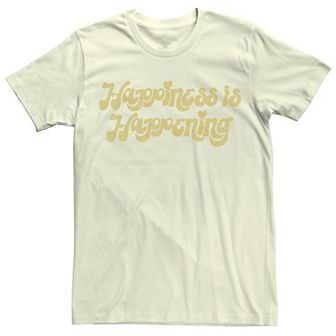 Juniors' "Happiness Is Happening" Boyfriend Tee