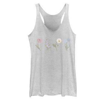 Juniors' Embrace Flower Stems Tank Top