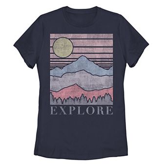 Juniors' Explore Outdoor Silhouette Tee