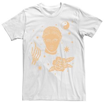 Juniors' Boho Art Style Icons Boyfriend Tee