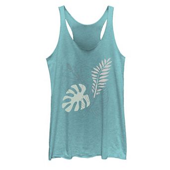 Juniors' Tropical Outline Tank Top