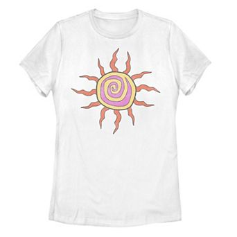 Juniors' 90's Style Sun Graphic Tee