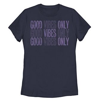 Juniors' Good Vibes Only Graphic Tee