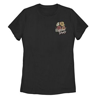 Juniors' Cali Poppy Flowers Tee