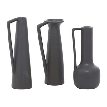 CosmoLiving by Cosmopolitan Matte Finish Vase Table Decor 3 pc Set