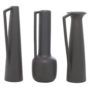 CosmoLiving by Cosmopolitan Matte Finish Vase Floor Decor 3 pc Set