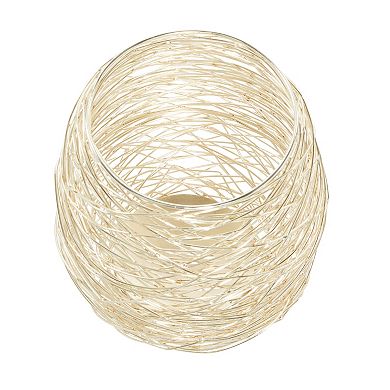 CosmoLiving by Cosmopolitan Spun Candle Holder Table Decor 2-piece Set