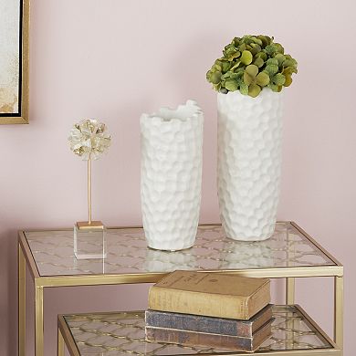 CosmoLiving by Cosmopolitan Faceted Vase Floor Decor