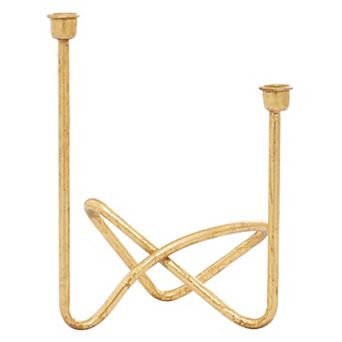 CosmoLiving by Cosmopolitan Modern Tapered Candle Holder Table Decor