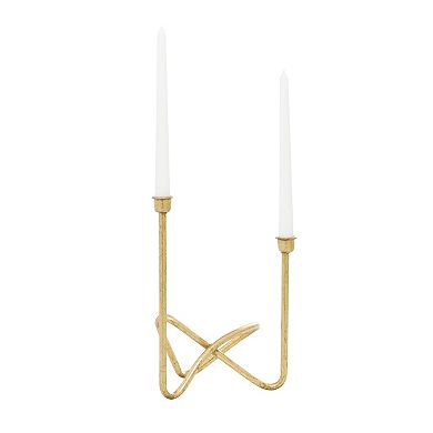 CosmoLiving by Cosmopolitan Modern Tapered Candle Holder Table Decor