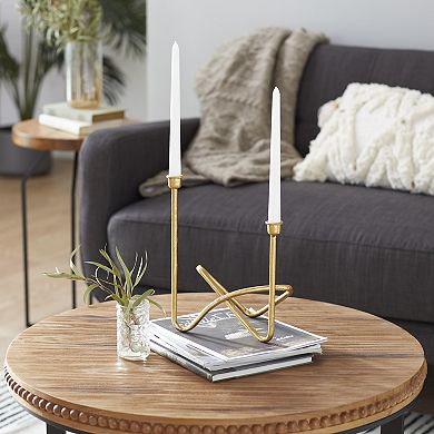 CosmoLiving by Cosmopolitan Modern Tapered Candle Holder Table Decor