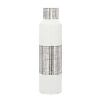 CosmoLiving by Cosmopolitan Line Cylinder Vase Floor Decor