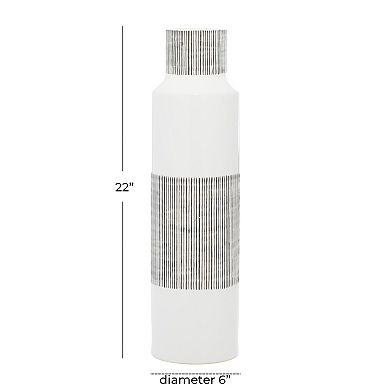 CosmoLiving by Cosmopolitan Line Cylinder Vase Floor Decor