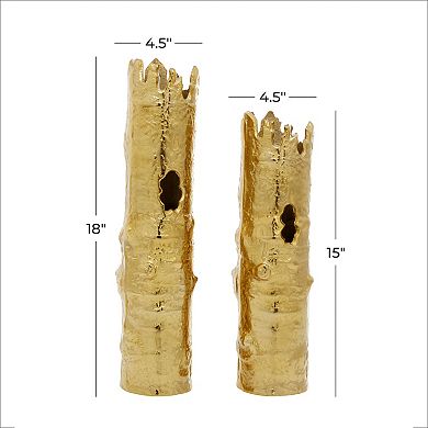 CosmoLiving by Cosmopolitan Drip Vase Floor Decor 2-piece Set