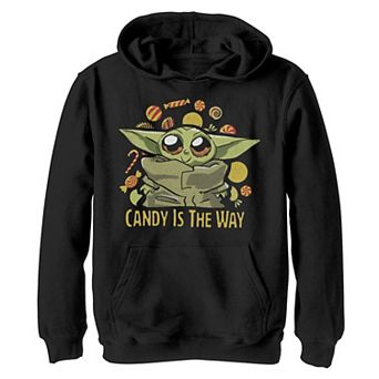 Boys 8-20 Star Wars: The Mandalorian Halloween The Child Candy Hoodie