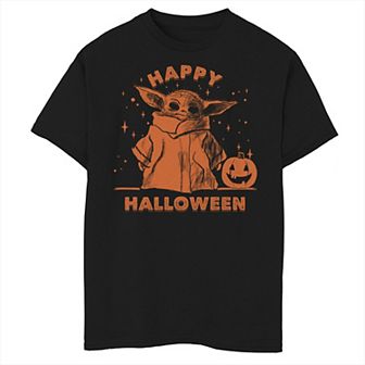 Boys 8-20 Star Wars: The Mandalorian The Child Happy Halloween Graphic Tee