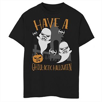 Boys 8-20 Star Wars Trooper Ghosts Goulactic Halloween Graphic Tee
