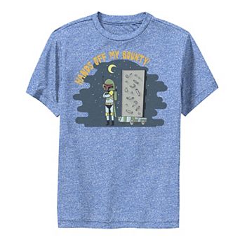Boys 6-20 Star Wars Boba Fett Hands Off Halloween Poster Graphic Tee