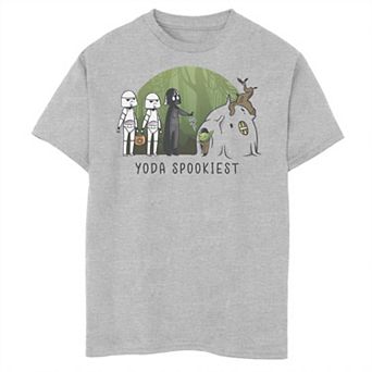 Boys 8-20 Star Wars Yoda Spookiest Graphic Tee