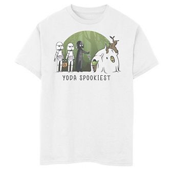 Boys 8-20 Star Wars Yoda Spookiest Graphic Tee