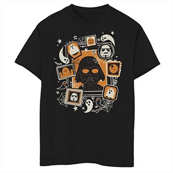 Boys 8-20 Star Wars Darth Vader And Ghosts Halloween Poster Graphic Tee