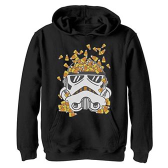 Boys 8-20 Star Wars Stormtrooper Candy Corn Helmet Hoodie