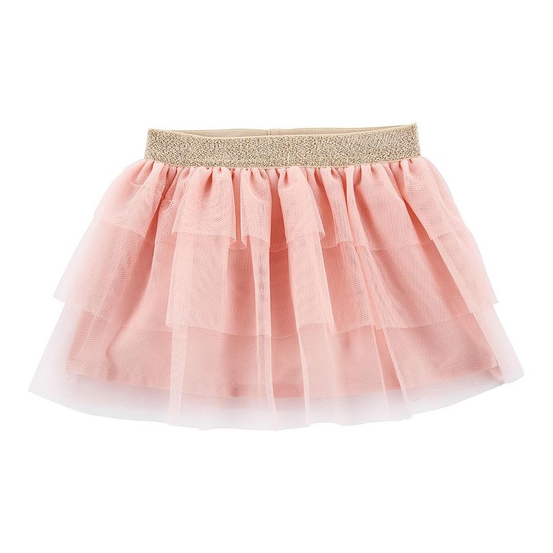 Baby Girl Carters Glitter Tulle Tutu, Infant Girls, Size: 12 Months, Pink