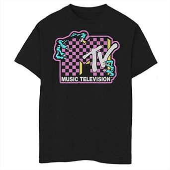 Boys 8-20 MTV Checkered Zombie Hands Graphic Tee
