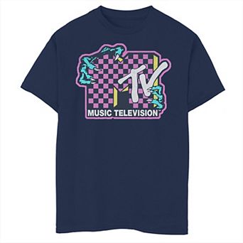 Boys 8-20 MTV Checkered Zombie Hands Graphic Tee