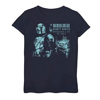Girls 7-16 Star Wars: The Mandalorian Mando And Cub Graphic Tee