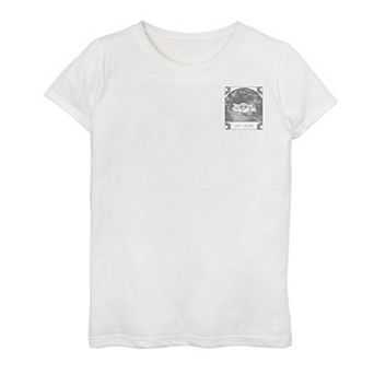 Girls 7-16 Star Wars The Mandalorian The Child Card Left Chest Tee