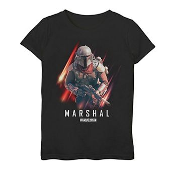 Girls 7-16 Star Wars: The Mandalorian The Marshal In Action Graphic Tee