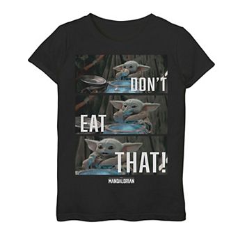 Girls 7-16 Star Wars: The Mandalorian The Child Don't Eat That R2 Graphic Tee