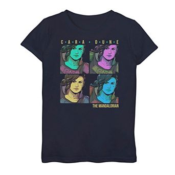 Girls 7-16 Star Wars: The Mandalorian Cara Dune Box Up Graphic Tee