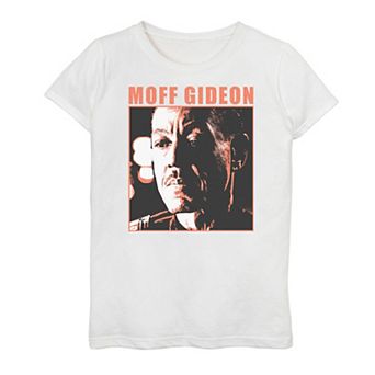 Girls 7-16 Star Wars The Mandalorian Moff Gideon Red Hue Portrait Tee