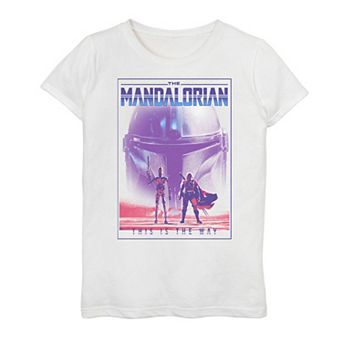 Girls 7-16 Star Wars: The Mandalorian & IG-11 This Is The Way Poster Graphic Tee
