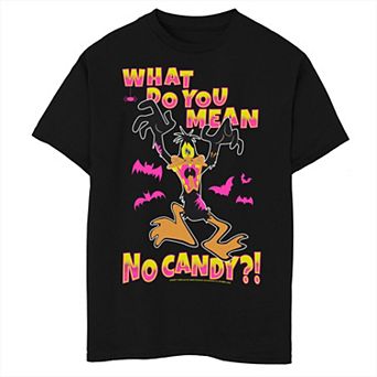 Boys 8-20 Looney Tunes Daffy No Candy Halloween Graphic Tee