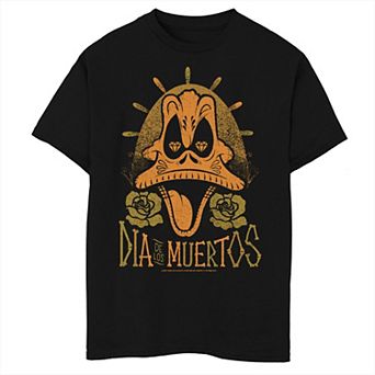 Boys 8-20 Looney Tunes Daffy Dia De Los Muertos Graphic Tee