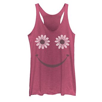 Juniors' Daisy Smile Tank Top