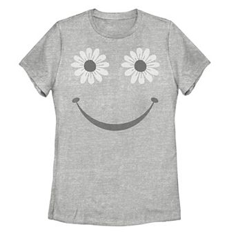 Juniors' Daisy Smile Tee