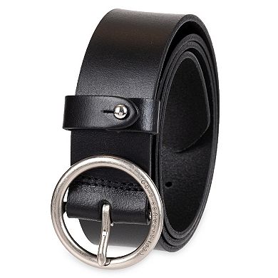 Women's & Plus Levi's® Circular Center Buckle Leather Belt