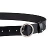 Women's & Plus Levi's® Circular Center Buckle Leather Belt