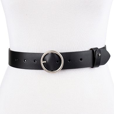 Women's & Plus Levi's® Circular Center Buckle Leather Belt