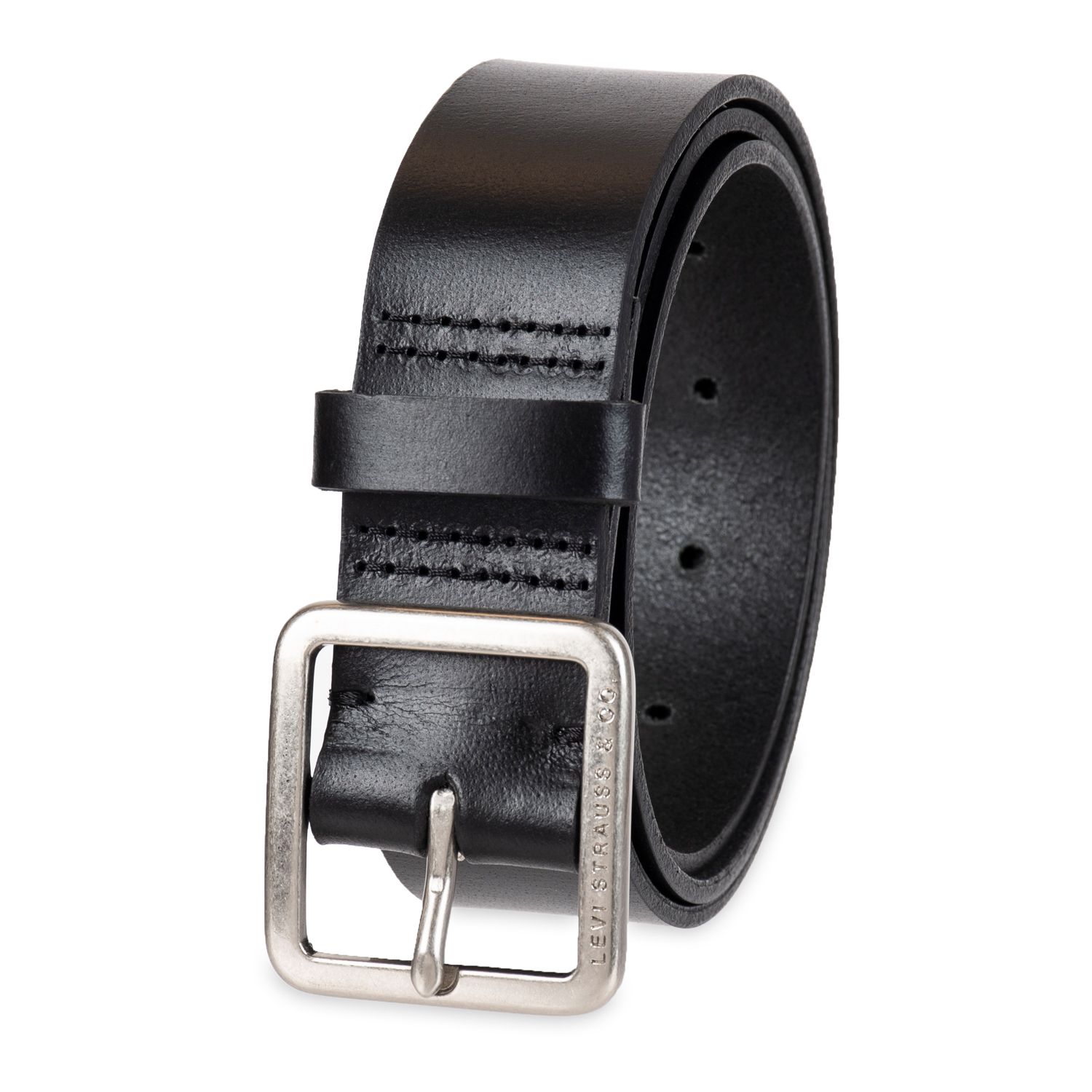 Image for Levi's Women's & Plus Square Center Bar Buckle Leather Belt at Kohl's.