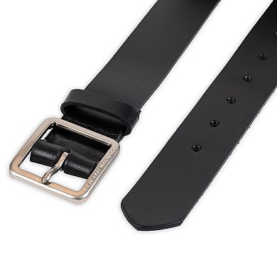 Women's & Plus Levi's® Square Center Bar Buckle Leather Belt