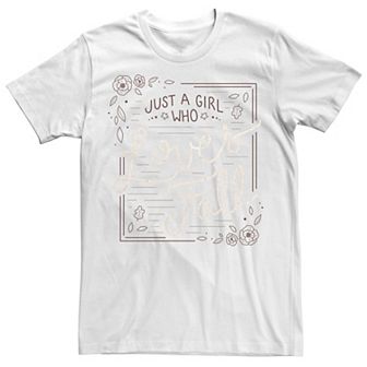 Juniors' "Just A Girl Who Loves Fall" Framed Text Tee