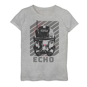 Girls 7-16 Star Wars: The Bad Batch Echo Big Face Graphic Tee